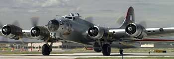 B-17 Arriving